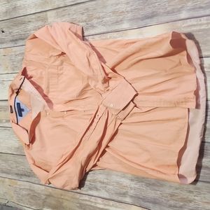 Tommy Hilfiger men's orange button down M